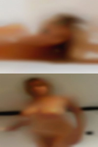 Swinging bulbous out breasts.